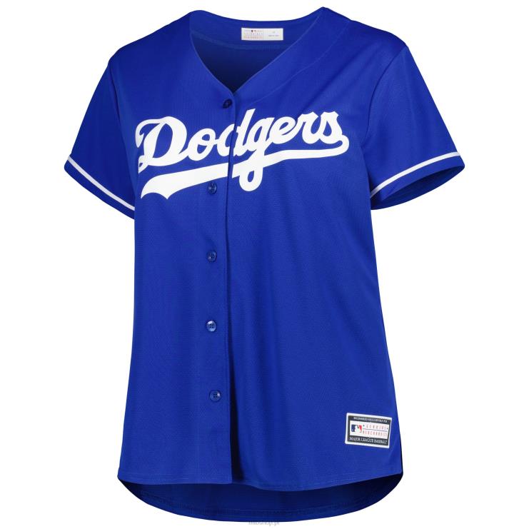 replika koszulki gracza los angeles dodgers freddie freeman royal plus size kobiety 0J02V911 MLB Jerseys