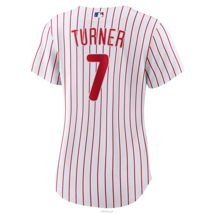 philadelphia phillies trea turner nike biała replika domowej koszulki gracza kobiety 0J02V292 MLB Jerseys