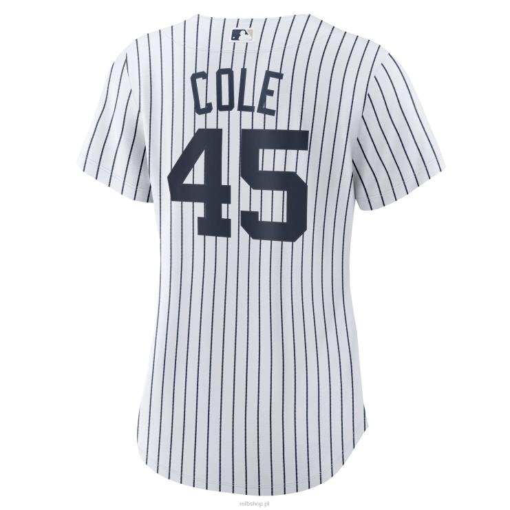 Biała replika domowej koszulki gracza Nike New York Yankees Gerrit Cole kobiety 0J02V1067 MLB Jerseys