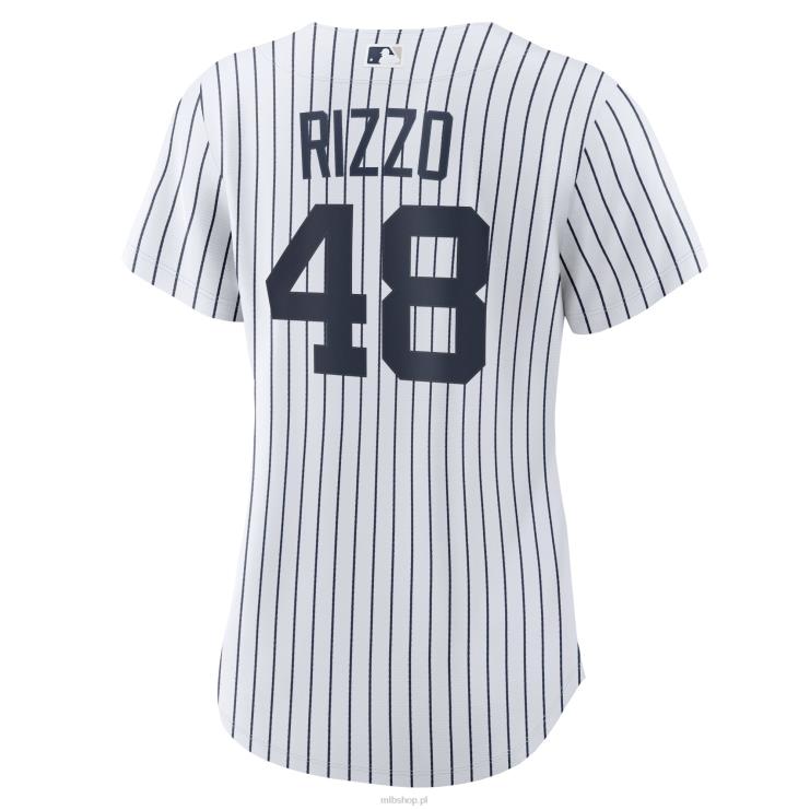 New York Yankees Anthony Rizzo Nike Biała oficjalna replika domowej koszulki gracza kobiety 0J02V267 MLB Jerseys
