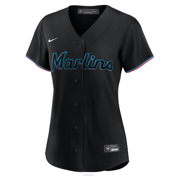miami marlins nike czarna alternatywna replika niestandardowej koszulki kobiety 0J02V1301 MLB Jerseys