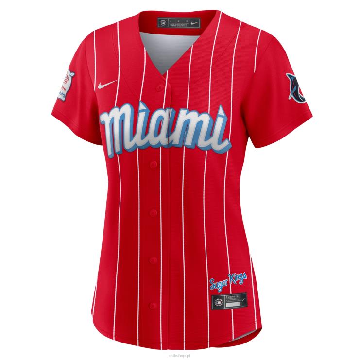 replika koszulki miami marlins nike red city connect kobiety 0J02V1024 MLB Jerseys