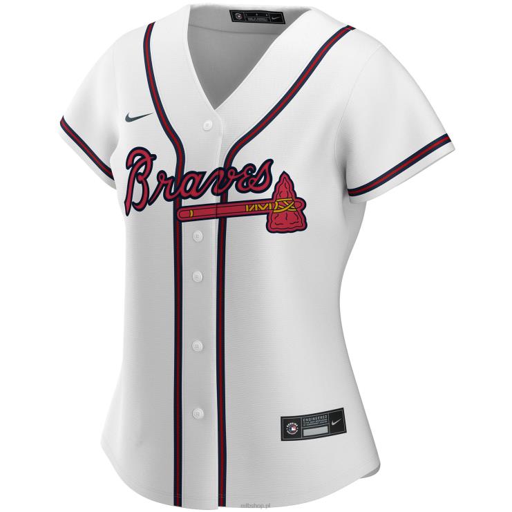 atlanta odważny nike biała replika domowej koszulki niestandardowej kobiety 0J02V202 MLB Jerseys