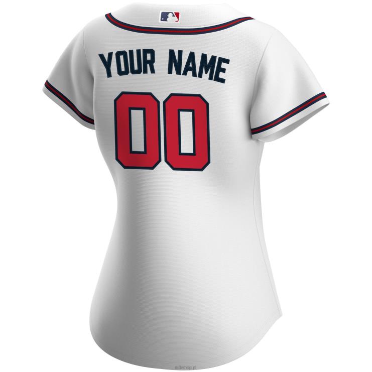 atlanta odważny nike biała replika domowej koszulki niestandardowej kobiety 0J02V202 MLB Jerseys