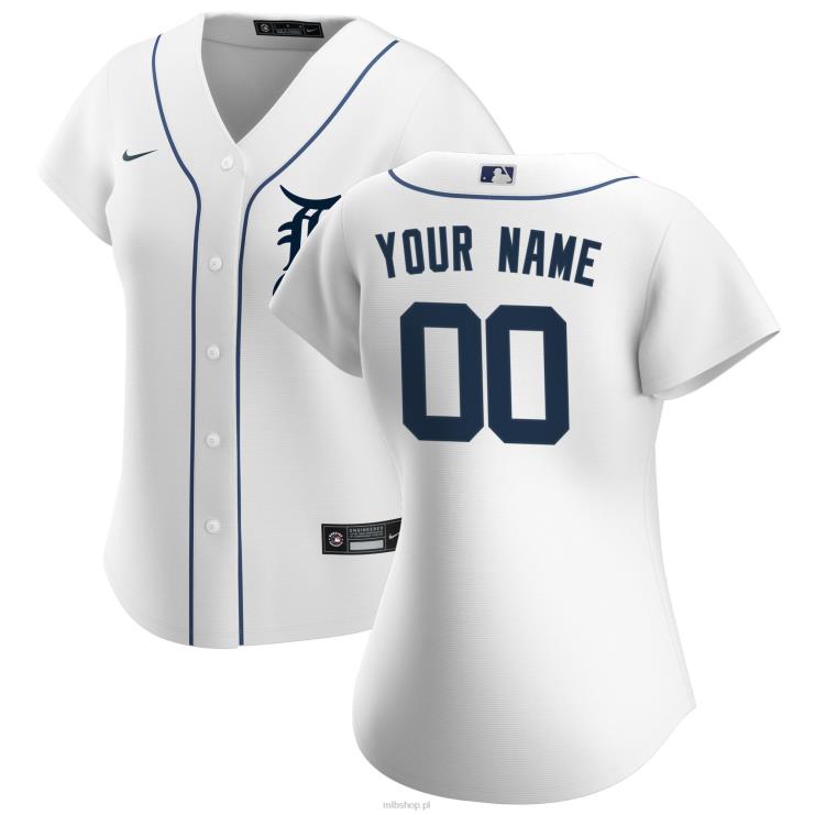 biała replika domowej koszulki nike detroit tigers nike kobiety 0J02V865 MLB Jerseys