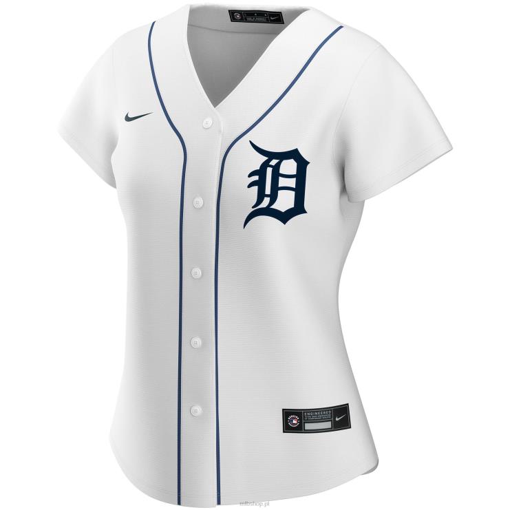 biała replika domowej koszulki nike detroit tigers nike kobiety 0J02V865 MLB Jerseys