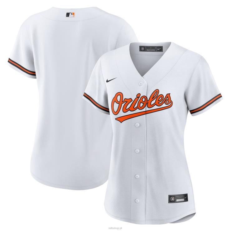 biała domowa replika pustej koszulki nike baltimore orioles kobiety 0J02V548 MLB Jerseys
