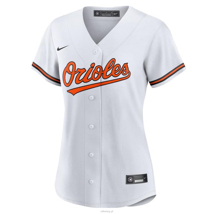 biała domowa replika pustej koszulki nike baltimore orioles kobiety 0J02V548 MLB Jerseys