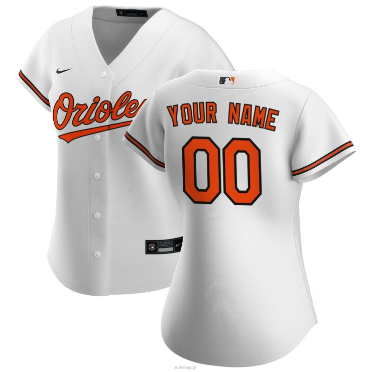 biała replika domowej koszulki nike baltimore orioles na zamówienie kobiety 0J02V688 MLB Jerseys