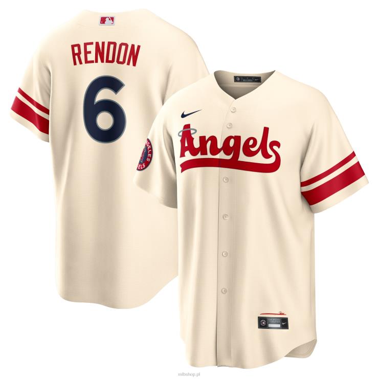Los Angeles Angels Anthony Rendon Nike Kremowa replika koszulki gracza 2022 City Connect mężczyźni 0J02V988 MLB Jerseys