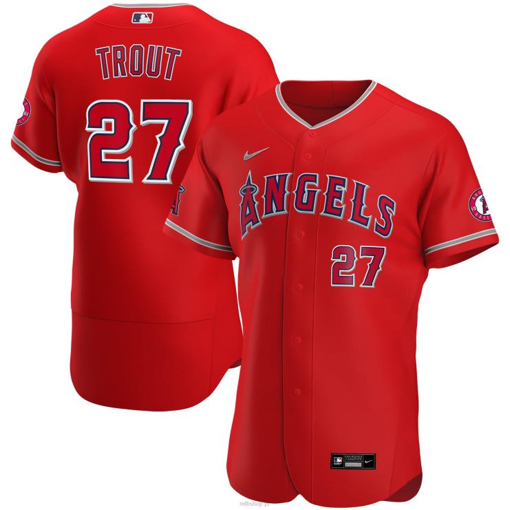 Los Angeles Angels Mike Trout Nike Czerwona alternatywna autentyczna koszulka gracza mężczyźni 0J02V767 MLB Jerseys