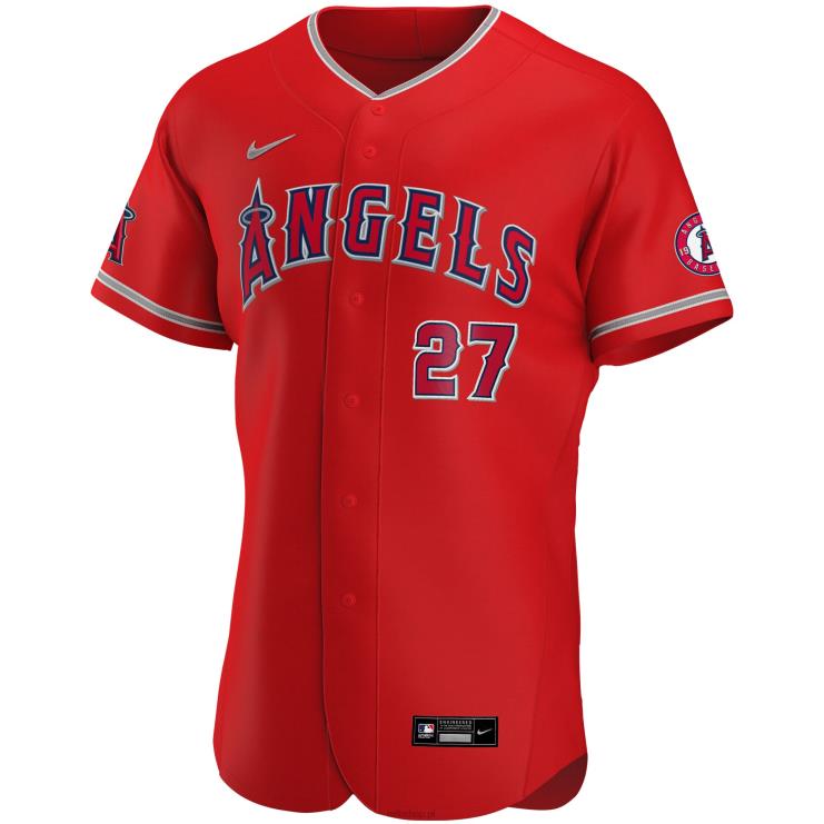 Los Angeles Angels Mike Trout Nike Czerwona alternatywna autentyczna koszulka gracza mężczyźni 0J02V767 MLB Jerseys