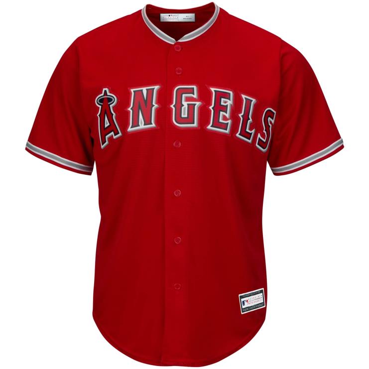 Los Angeles Angels Mike Trout czerwona duża i wysoka replika koszulki gracza mężczyźni 0J02V711 MLB Jerseys