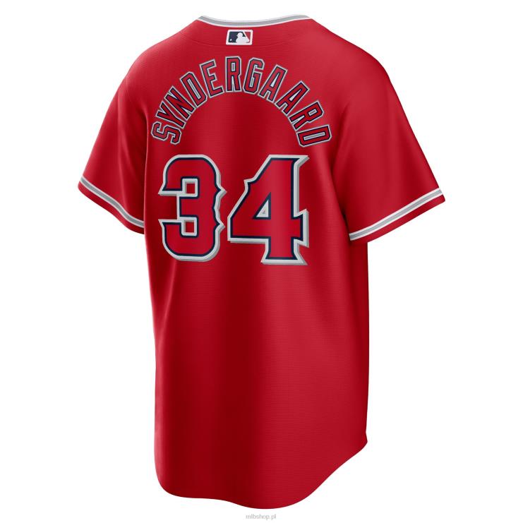 Los Angeles Angels Noah Syndergaard Nike Czerwona replika alternatywnej koszulki gracza mężczyźni 0J02V1219 MLB Jerseys