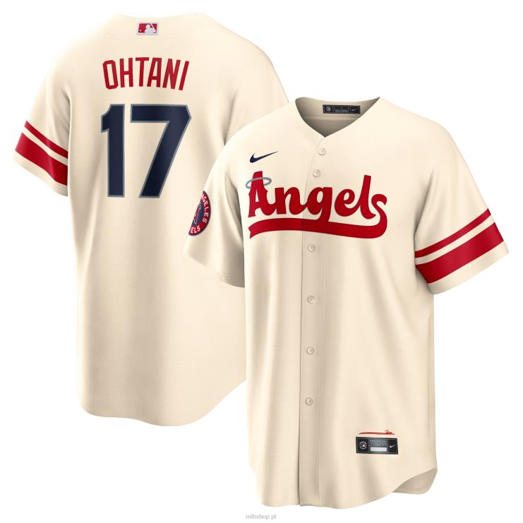 Los Angeles Angels Shohei Ohtani Nike kremowa replika koszulki gracza 2022 City Connect mężczyźni 0J02V514 MLB Jerseys