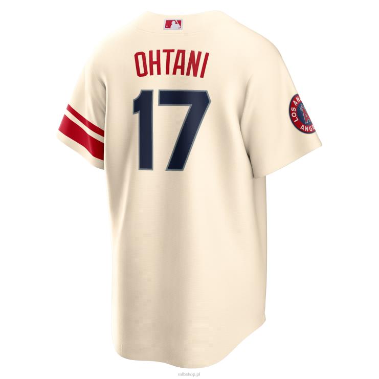 Los Angeles Angels Shohei Ohtani Nike kremowa replika koszulki gracza 2022 City Connect mężczyźni 0J02V514 MLB Jerseys