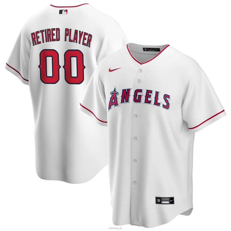 los angeles angels nike biała replika koszulki domowej drużyny pick-a-player na emeryturze mężczyźni 0J02V1194 MLB Jerseys
