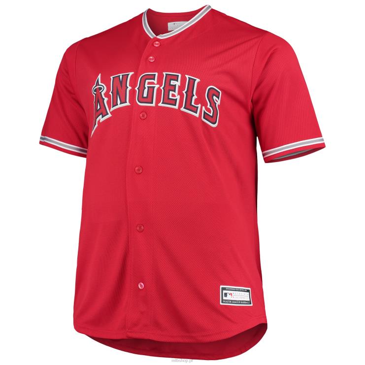 los angeles angels shohei ohtani czerwona duża i wysoka replika koszulki gracza mężczyźni 0J02V615 MLB Jerseys