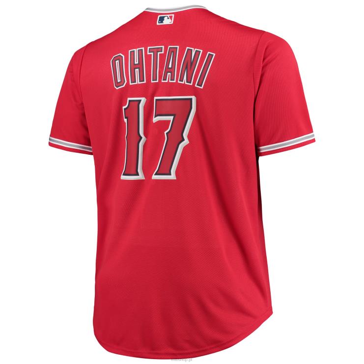 los angeles angels shohei ohtani czerwona duża i wysoka replika koszulki gracza mężczyźni 0J02V615 MLB Jerseys