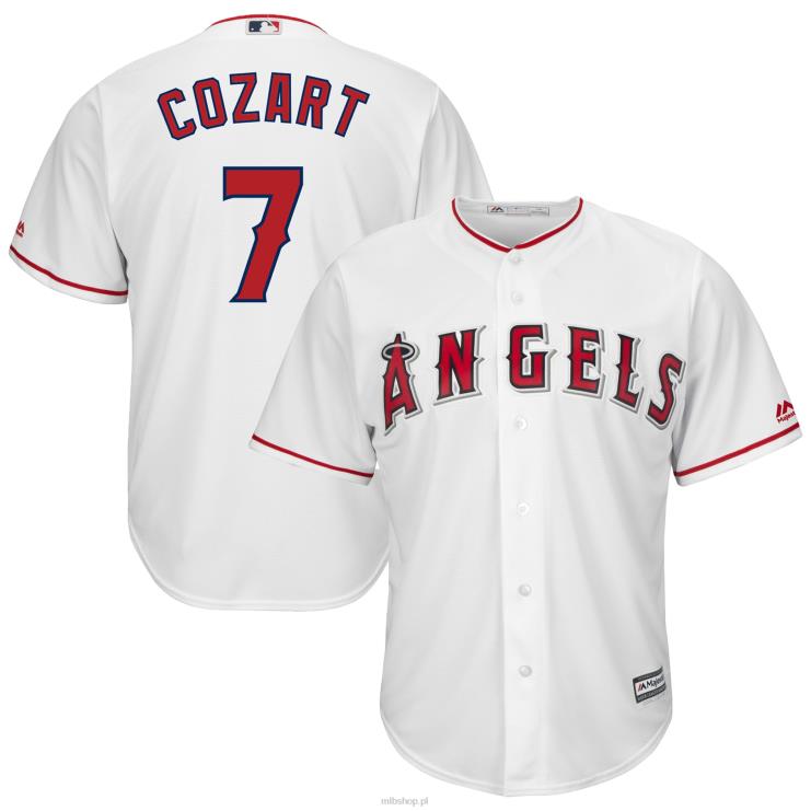 los angeles angels zack cozart majestatyczna biała domowa fajna podstawowa koszulka gracza mężczyźni 0J02V1545 MLB Jerseys