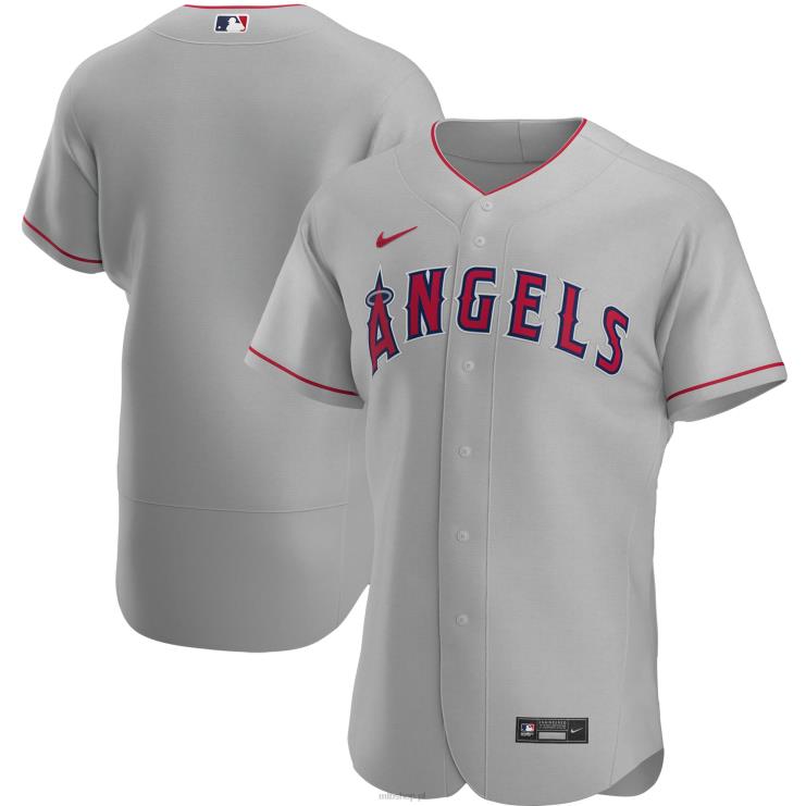 szara autentyczna koszulka zespołu Los Angeles Angels Nike Road mężczyźni 0J02V1556 MLB Jerseys