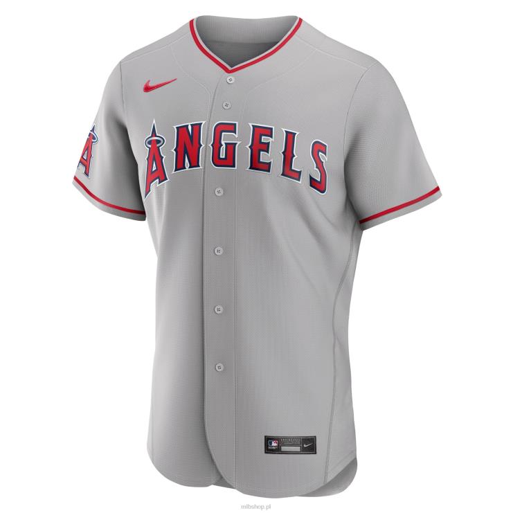 szara koszulka los angeles angels 2023 jackie robinson day w autentycznym stylu mężczyźni 0J02V1272 MLB Jerseys