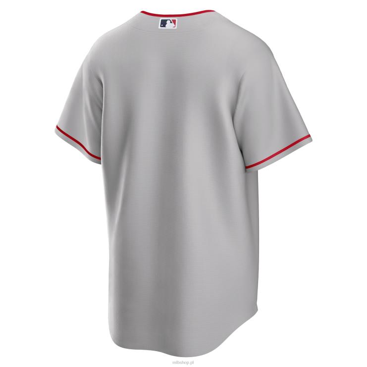 szara replika koszulki zespołu Los Angeles Angels Nike Road mężczyźni 0J02V935 MLB Jerseys