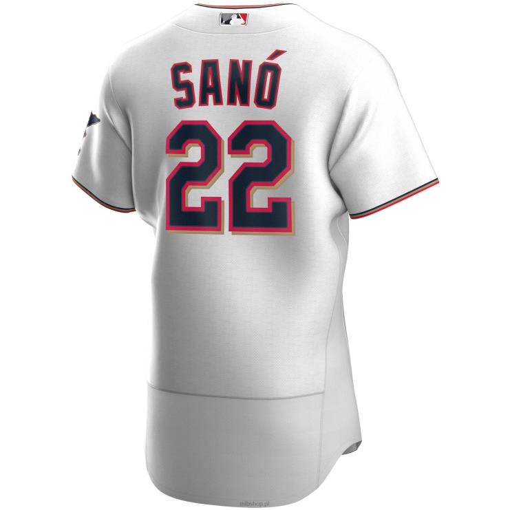 Biała autentyczna koszulka domowa Minnesota Twins Miguel Sano Nike mężczyźni 0J02V1561 MLB Jerseys