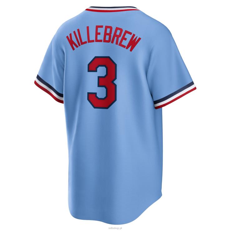 Minnesota Twins Harmon Killebrew Nike Jasnoniebieska koszulka z kolekcji Road Cooperstown mężczyźni 0J02V1180 MLB Jerseys