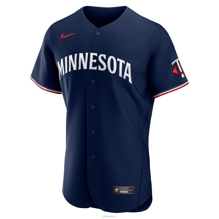 autentyczna koszulka drużyny Minnesota Twins Nike Navy Road Alternative 2023 mężczyźni 0J02V766 MLB Jerseys