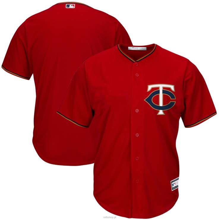 czerwona replika koszulki Minnesota Twins, duża i wysoka mężczyźni 0J02V862 MLB Jerseys