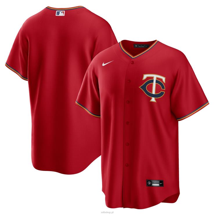 czerwona replika koszulki drużyny Minnesota Twins Nike mężczyźni 0J02V623 MLB Jerseys