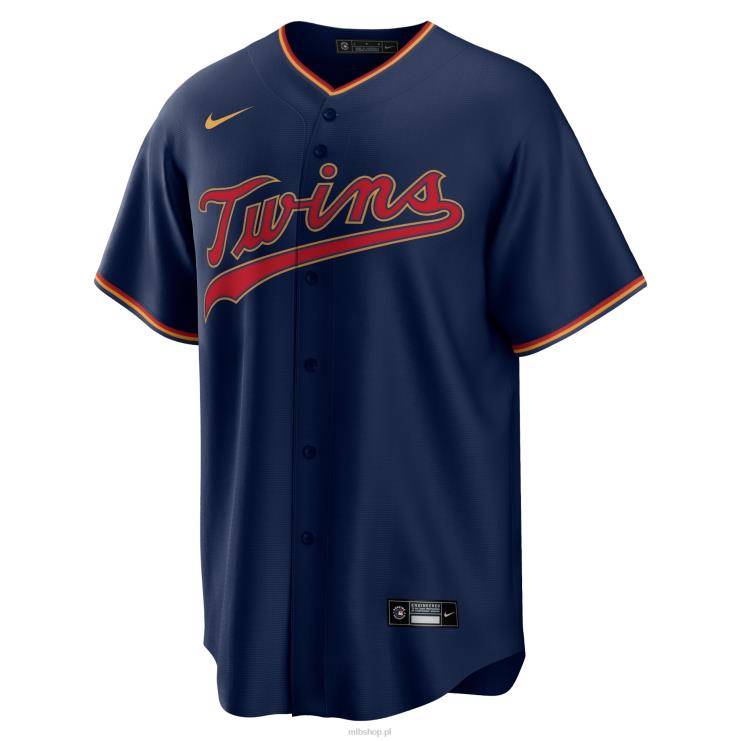 granatowa replika alternatywnej koszulki drużyny Nike Minnesota Twins mężczyźni 0J02V1246 MLB Jerseys