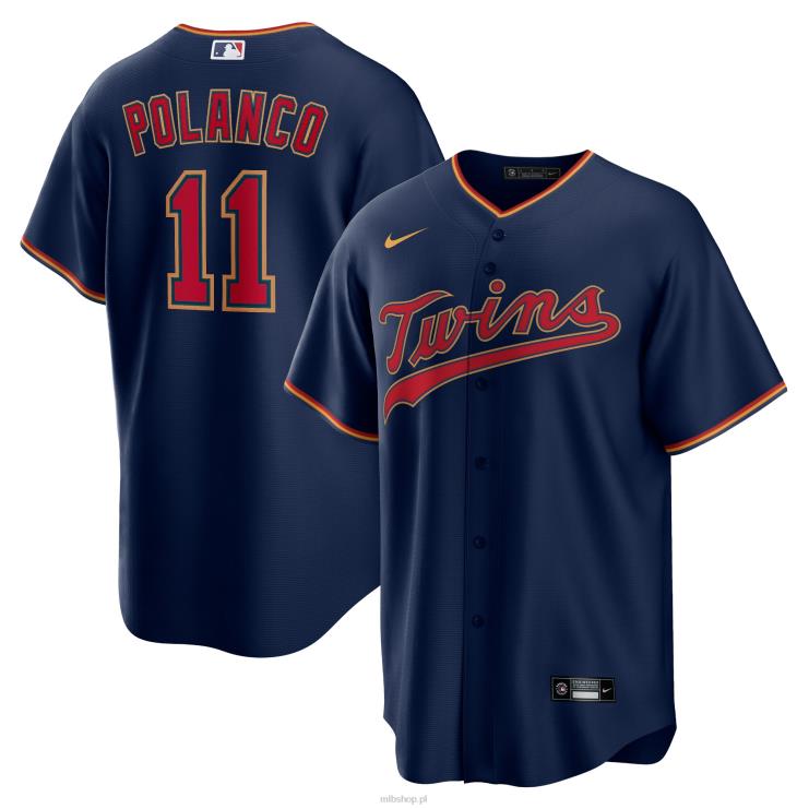 koszulka minnesota twins jorge polanco nike granatowa alternatywna replika nazwiska gracza mężczyźni 0J02V1497 MLB Jerseys