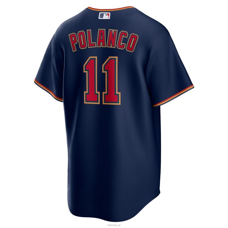 koszulka minnesota twins jorge polanco nike granatowa alternatywna replika nazwiska gracza mężczyźni 0J02V1497 MLB Jerseys