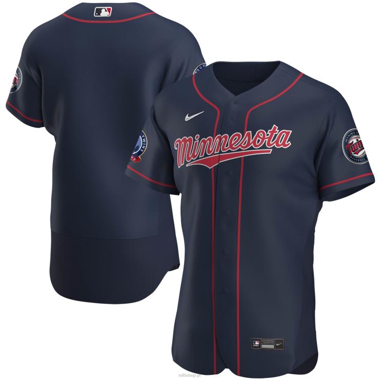 minnesota twins nike granatowa alternatywna autentyczna koszulka zespołu z sezonu 60 mężczyźni 0J02V1387 MLB Jerseys