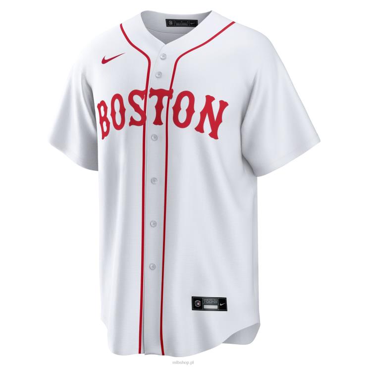 biała replika koszulki drużyny boston red sox nike mężczyźni 0J02V697 MLB Jerseys