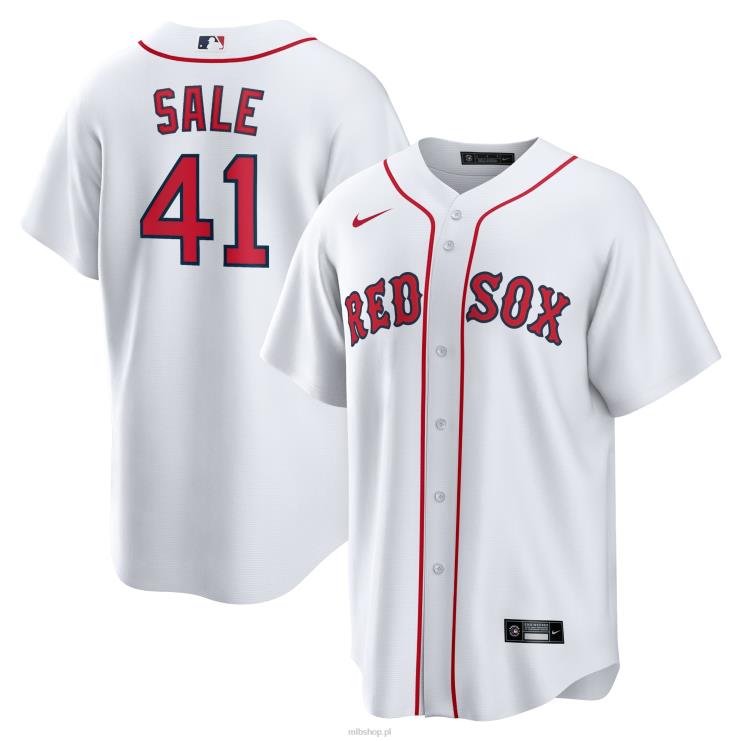 boston red sox chris wyprzedaż nike biała domowa replika koszulki z nazwiskiem zawodnika mężczyźni 0J02V608 MLB Jerseys