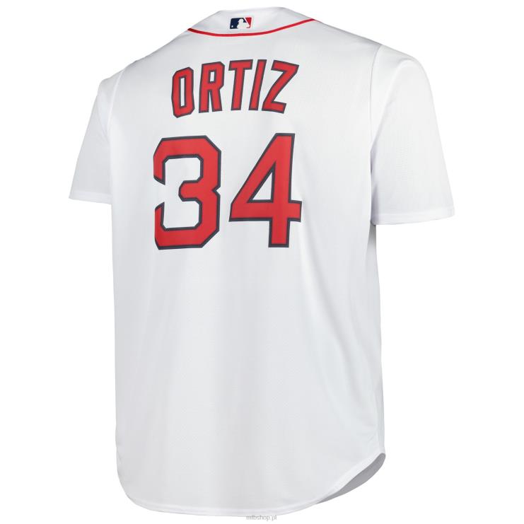 boston red sox david ortiz biała duża i wysoka replika koszulki gracza mężczyźni 0J02V1607 MLB Jerseys