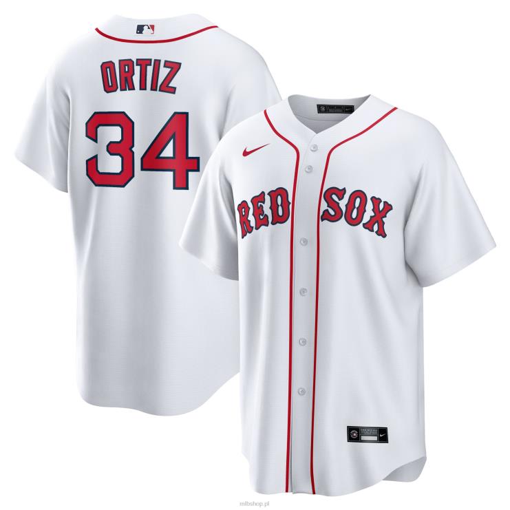 boston red sox david ortiz nike biała replika domowej koszulki gracza mężczyźni 0J02V213 MLB Jerseys