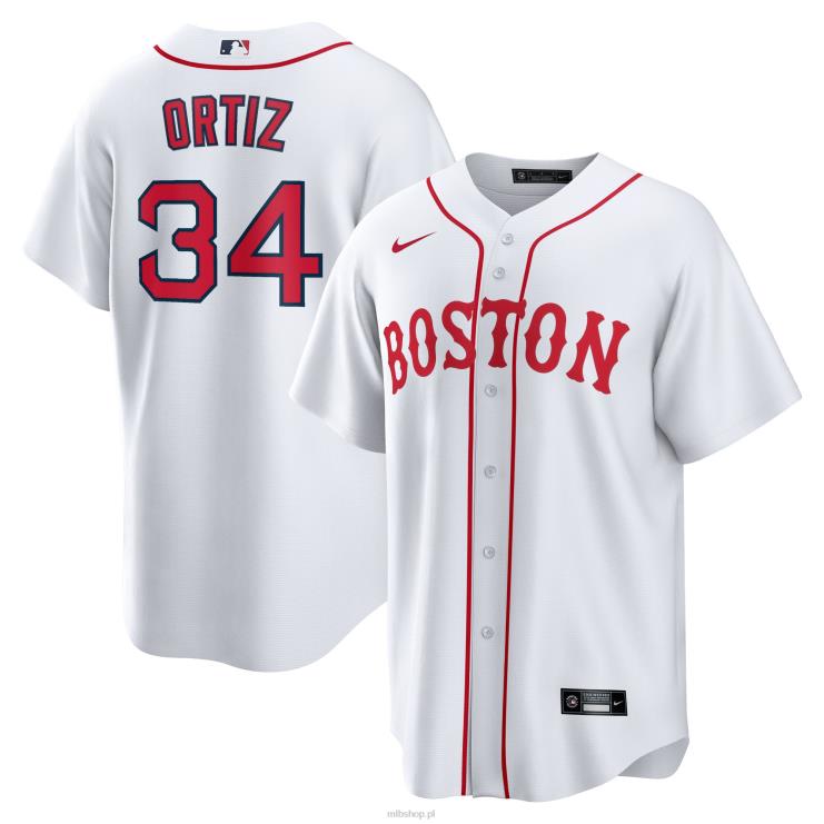 boston red sox david ortiz nike biała replika koszulki alternatywnego zawodnika mężczyźni 0J02V266 MLB Jerseys
