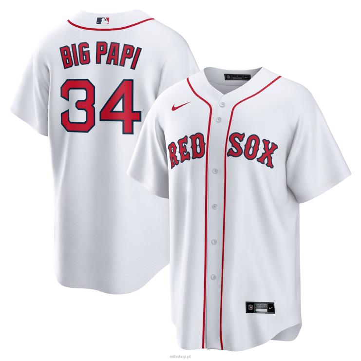 boston red sox david ortiz nike biała replika koszulki big papi mężczyźni 0J02V190 MLB Jerseys