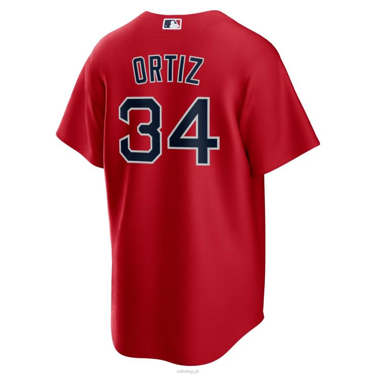 boston red sox david ortiz nike czerwona replika koszulki gracza zastępczego mężczyźni 0J02V216 MLB Jerseys