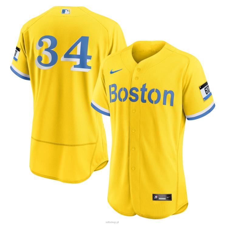 boston red sox david ortiz nike gold city connect autentyczna koszulka gracza mężczyźni 0J02V874 MLB Jerseys