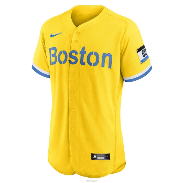 boston red sox david ortiz nike gold city connect autentyczna koszulka gracza mężczyźni 0J02V874 MLB Jerseys