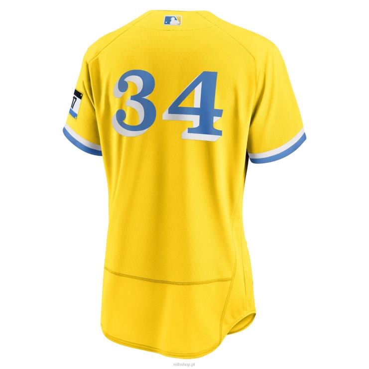boston red sox david ortiz nike gold city connect autentyczna koszulka gracza mężczyźni 0J02V874 MLB Jerseys