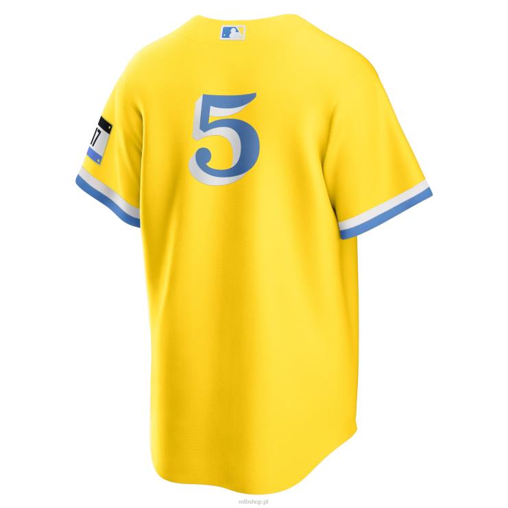 boston red sox enrique hernandez nike złoto/jasnoniebieska replika koszulki gracza city connect mężczyźni 0J02V881 MLB Jerseys