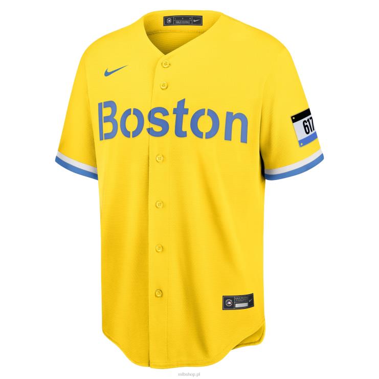 boston red sox j.d. replika koszulki gracza martinez nike gold city connect mężczyźni 0J02V1340 MLB Jerseys