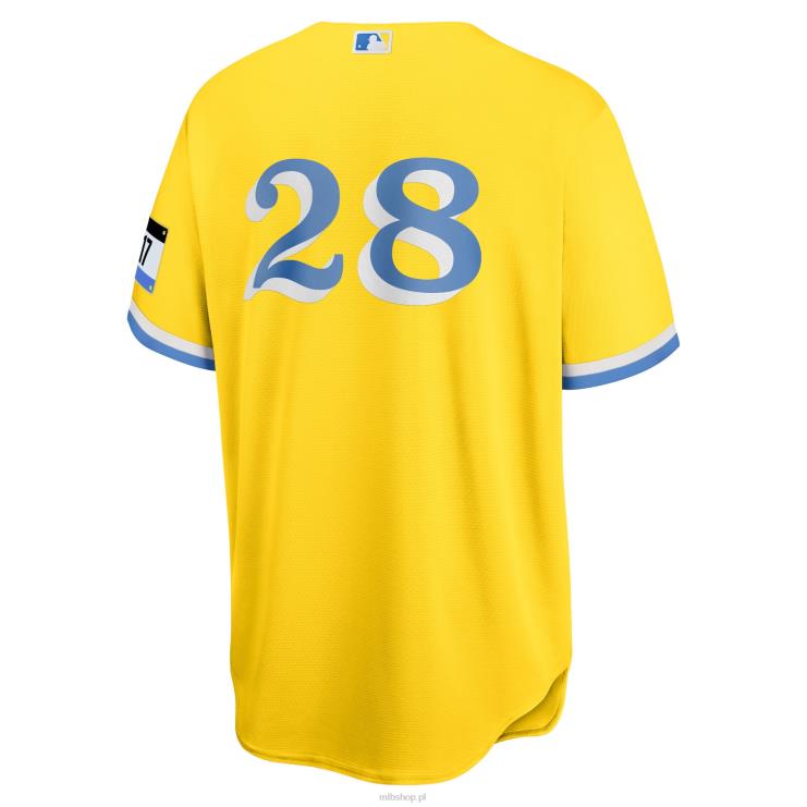 boston red sox j.d. replika koszulki gracza martinez nike gold city connect mężczyźni 0J02V1340 MLB Jerseys