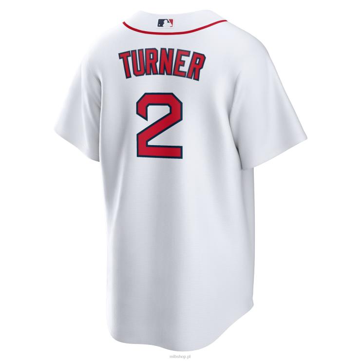 boston red sox justin turner nike biało-czerwona replika domowej koszulki gracza mężczyźni 0J02V759 MLB Jerseys